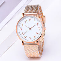 Fashion Creative Quartz Watches Couple Watches Digital Mesh Band Watches