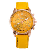 Three eye watches, retro GENEVA, Geneva students, couples, watches, men's belts, quartz trends watches