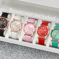 Three eye watches, retro GENEVA, Geneva students, couples, watches, men's belts, quartz trends watches