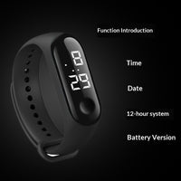 Pedometer Vibration Alarm Waterproof Smartwatch