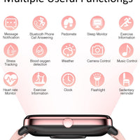 New Smartwatches Now On Sale, Featuring Message Alerts, Call Answering, Health Monitoring, Activity Tracking, Notification Reminders, And Fitness Functions.