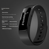 Pedometer Vibration Alarm Waterproof Smartwatch